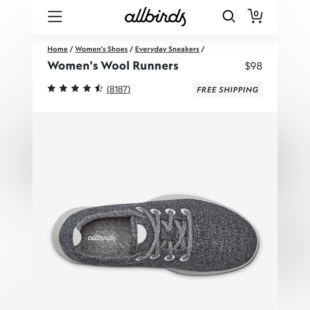 Allbirds women’s wool runners